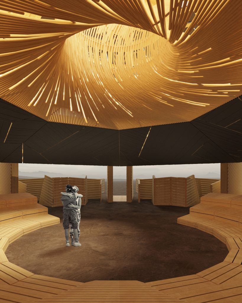 interior temple of the deep burning man manolo garcia miguel arraiz