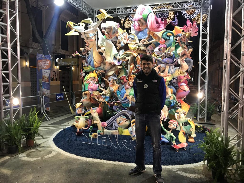 Iván Tortajada artista fallero 